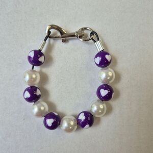 Handmade Statement Beaded Small Dog Puppy Collar Necklace Jewelry Durable 10"